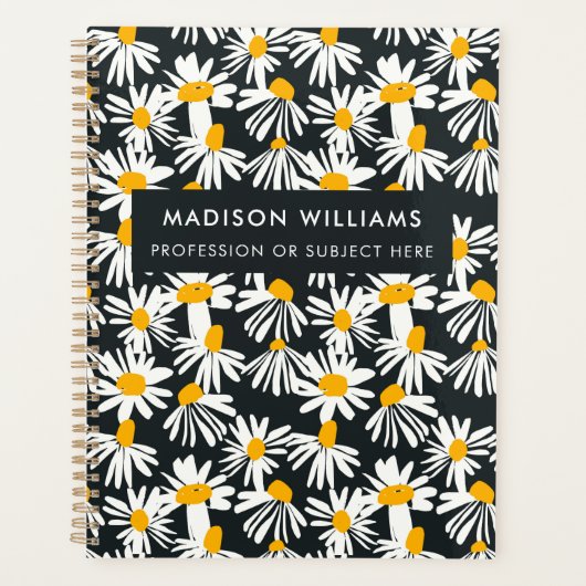 花ミニマルモダンのプランナー プランナー手帳 (正面)