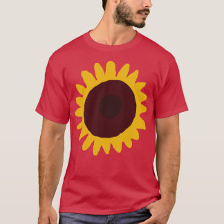 花ミニマル抽象芸術 Tシャツ