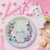 花ミニマル紙プレート ペーパープレート (パーティー)