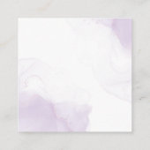 花メイソンジャルパープルのフローラ結婚の詳細 エンクロージャーカード (裏面)