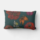 花メドレンバー枕 ランバークッション (裏面)