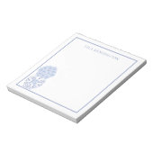 花メモ帳つき陳情ジンジャージャー瓶 ノートパッド (回転)