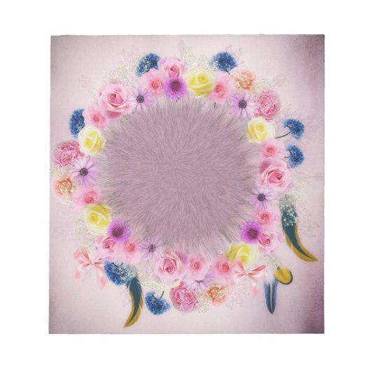 花メモ帳 ノートパッド (正面)