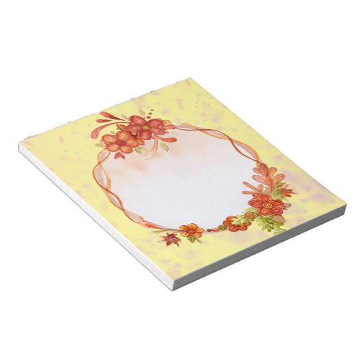 花メモ帳 ノートパッド (アングル)