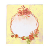 花メモ帳 ノートパッド (正面)