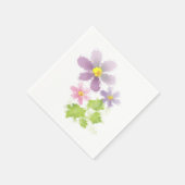 花モザイク2 スタンダードカクテルナプキン (角)