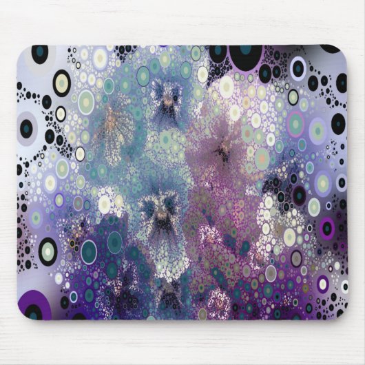 花モザイク マウスパッド (正面)