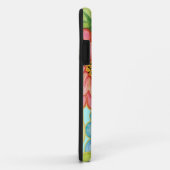 花モダンかわいいおもしろい鳥フローラ旋回パターンアート Case-Mate iPhoneケース (裏面/右)