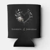 花モダンとハート 缶クーラー (裏面)