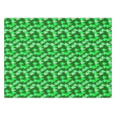 花モダンのクリスマスツリー松の緑 テーブルクロス (正面(横))