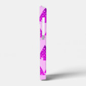 花モダンのクリスマスツリー、蘭と紫 Case-Mate iPhoneケース (裏面 / 左)