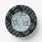 花モダンのファンシー紙 ペーパーボウル (正面)