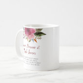 花モダンは私の父母の洗礼 コーヒーマグカップ (正面左)
