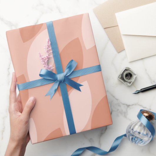 花モダンびらツイスト ラッピングペーパー (ギフト)