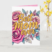 花モダンラグジュアリーギフトコレクション カード (黄色い花)