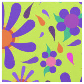 花モダン付きPeridot Large Repeat ファブリック (クローズアップ)