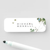 花モダン名プロフェッショナル 名札 (インサイチュ)