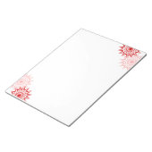 花モダン咲き ノートパッド (アングル)