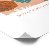 花モダン市場東京フラワーボタニカル ポスター (角)