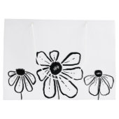 花モダン抱き枕 ラージペーパーバッグ (裏面)