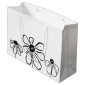 花モダン抱き枕 ラージペーパーバッグ (裏面アングル)