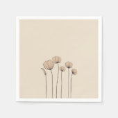 花モダン束 スタンダードカクテルナプキン (正面)