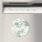 花モダン柄と壁の質感のミックス マグネット (インサイチュ (食洗機))