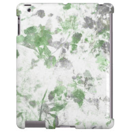 花モダン柄と壁の質感のミックス iPhone 13ケース