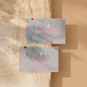 花モダン柄 | エレガントプロフェッショナル 名刺