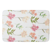 花モダン柄 | トレンディー植物 バスマット (正面)