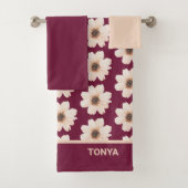 花モダン柄 バスタオルセット (インサイチュ)