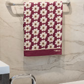 花モダン柄 バスタオルセット