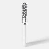 花モダン柄 – 灰色と黄色 Case-Mate iPhoneケース (裏面 / 右)