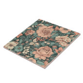 花モダン模様加飾 タイル (側面)