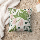 花モダン模様 クッション (ブランケット)