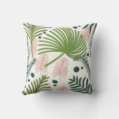 花モダン模様 クッション (裏面)