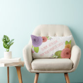 花モダン母パーソナライズされたのデイランバーP ランバークッション (椅子)