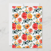 花モダン結婚模様 招待状 (裏面)