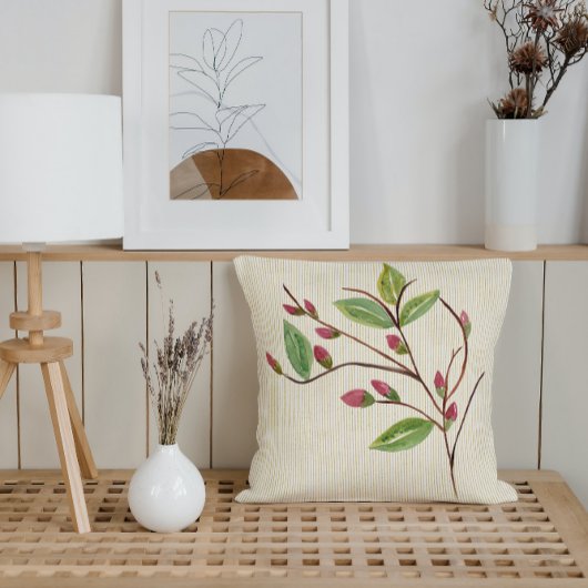 花モダン芽 クッション
