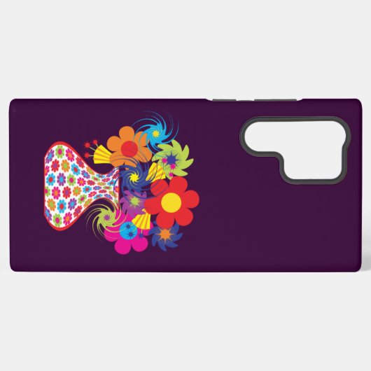 花モダン類 SAMSUNG GALAXYケース (裏面横)