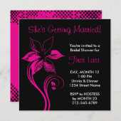 花モダン 招待状 (正面/裏面)