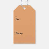 花モチーフのギフトラベル ギフトタグ (裏面)