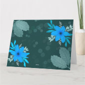 花ユニークサンキューカード サンキューカード (裏面)