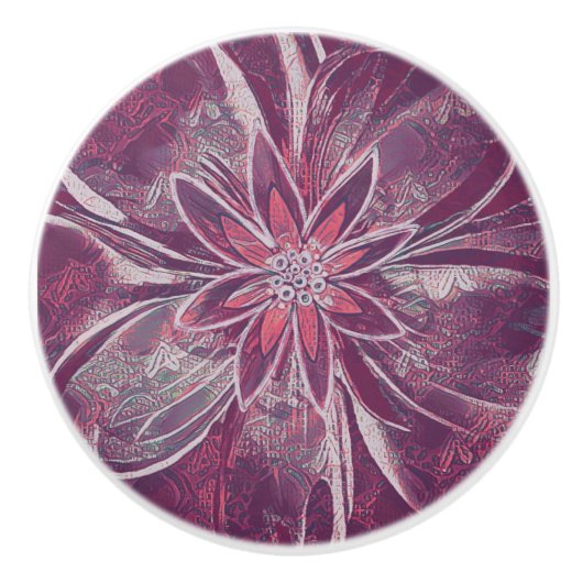 花ユニークスタイル セラミックノブ (正面)