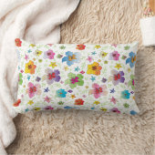 花ユニーク型モダンスタイリッシュ腰枕 ランバークッション (ブランケット)