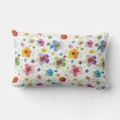 花ユニーク型モダンスタイリッシュ腰枕 ランバークッション (裏面)