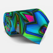 花ユニーク柄 ネクタイ (ロール)