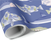 花ユニーク柄 ラッピングペーパー (ロールコーナー)