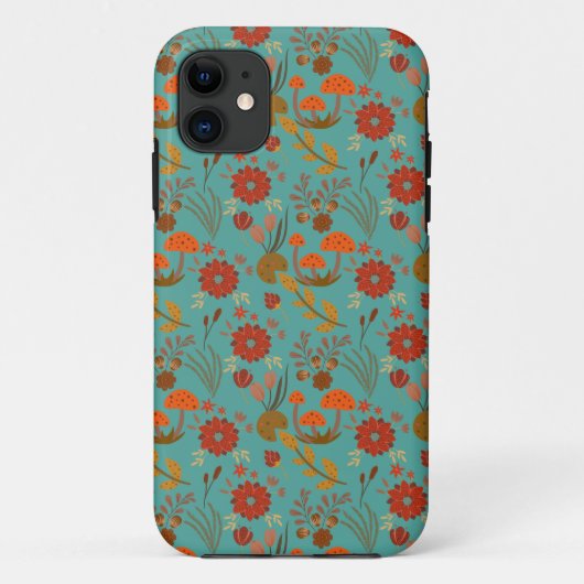 花ユニーク柄 Case-Mate iPhoneケース (裏面)