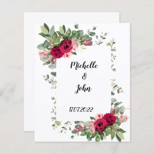 花ユーカリ緑 (正面/裏面)